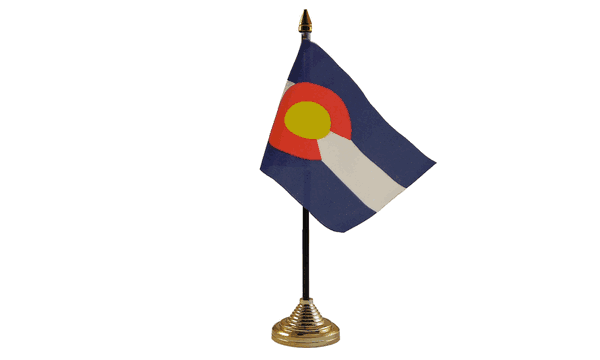 Colorado Table Flags